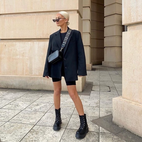 Zara Blazer with buttons boxy jacket relaxed fit - Picture 2 of 7